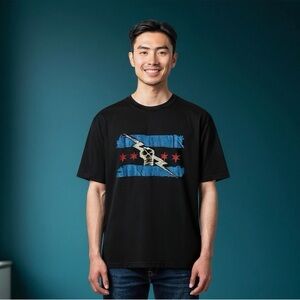 WWE Return of CM Punk Black Graphic Tee